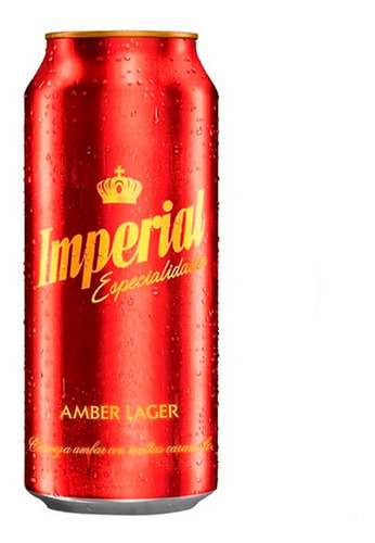 Imagen 1 de 7 de Cerveza Imperial Amber L. Lata 473ml Pack X 24