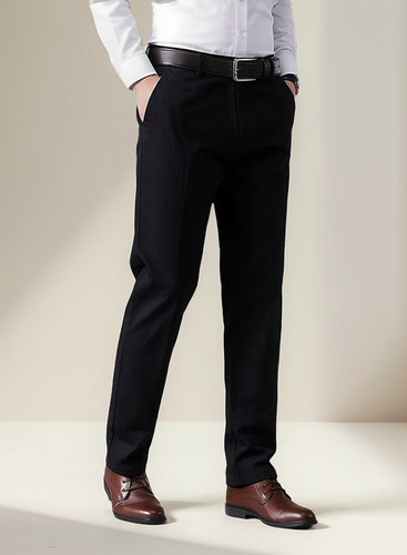 Traje De Viaje De Talla Grande Para Hombre Con Frente Plano