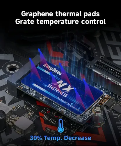 SSD KingSpec 1TB M.2 2242 PCIe NVME 3500MB/s NXM-1TB Preto | Frete