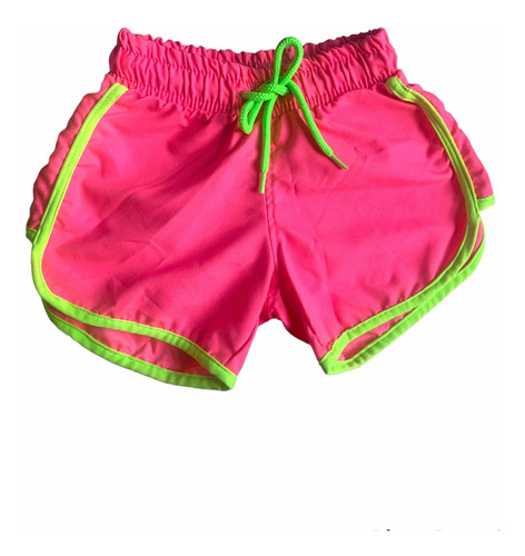 Short Infantil Magico Cambia Color Con Agua Malla Traje Baño