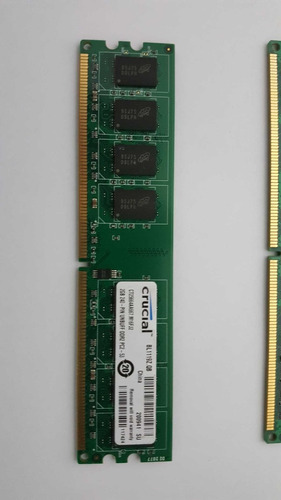 Memoria Ram Para Pc 2gb Ddr 2 667 Hz Crucial