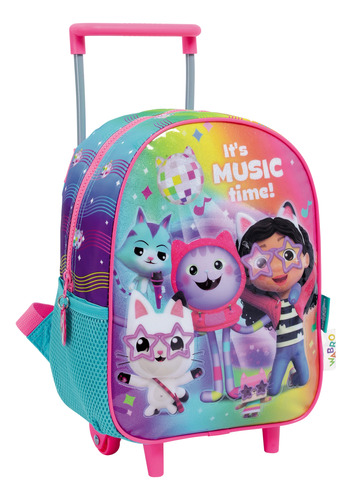 Mochila Gabby's Dollhouse Music Con Carro - Mosca