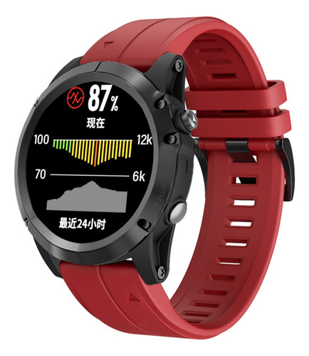 Correas De Banda De Reloj De Silicona Quickfit Para Garmin