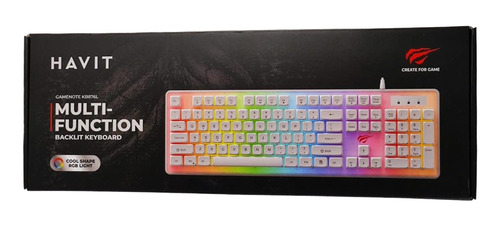 Teclado Español Latinoamérica Rgb Luz Gamer Alámbrico Led