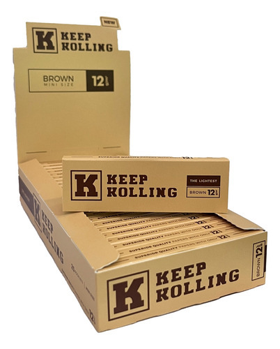 Caixa De Seda Keep Rolling Brown Mini Size Model Caixa Keep Rolling Brown Mini Size