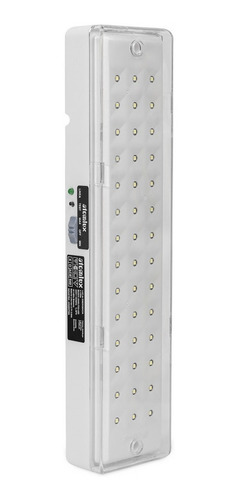 Imagen 1 de 3 de Luz de emergencia Atomlux 2045LITIO-LED con batería recargable 220V blanca