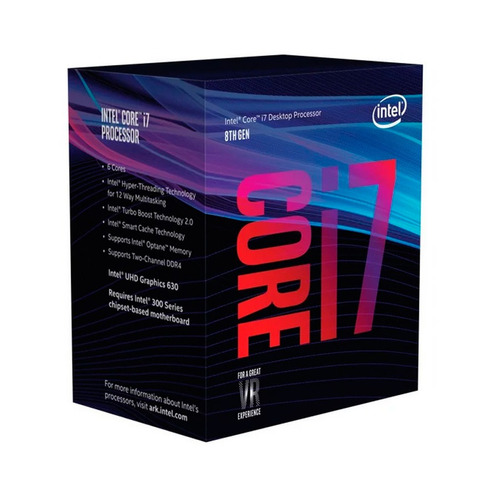 Procesador Cpu Intel Core I7 8700 8va 1151 3,20ghz