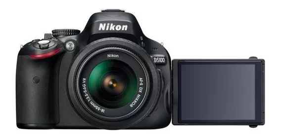 Nikon D5100 + Lentes 18-55 Y 55-200 + Bolso
