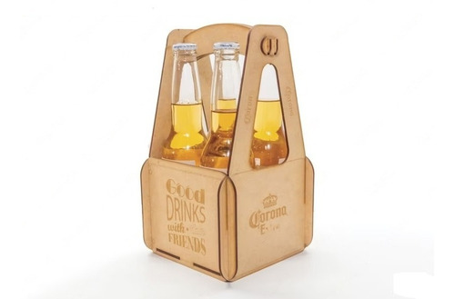 Pack 17 Caja De Madera 4 Cervezas Personalizable Regalo 