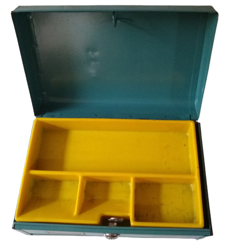 Caja Metálica Organizadora 5 Compartimientos 28x18x11epometa