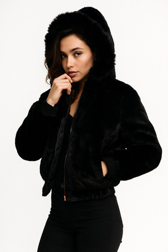 Campera Reversible Mujer Doble Cara Acolchada Invierno 0329