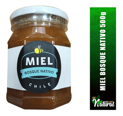 Miel Ulmo, Quillay Y Bosque Nativo C/u 500g Jpm Natural King