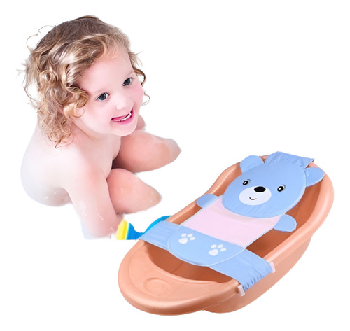 Seguridad Ajustable Ducha Encantador Oso Baño Infantil Asien