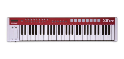 Imagen 1 de 9 de Teclado Piano Midiplus X6 Pro 61 Teclas Sensitivo Sonidos