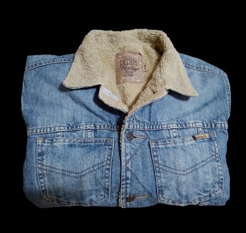 Campera Narrow Orig Jean C/corderito Talle M Medidas En Desc (Usado)