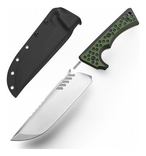 Faca Tatica Full Tang Cabo G10 Lamina Aus-10 8mm