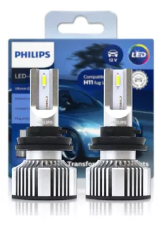 Focos Philips Led H11 Ultinon Essential 200% + Luz 6500°k