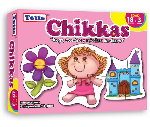 Chikkas Rompecabezas Infantil Totte 12 Pzas