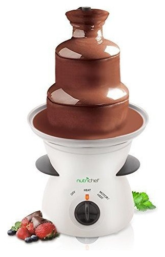 Fuente De Chocolate Fondue 3 Niveles Capacidad 470 Ml