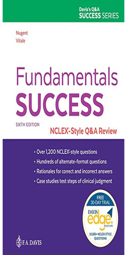 Fundamentals Success: Nclex®-style Q&a Revie: Fundamentals Success: Nclex®-style Q&a Revie, De Patricia M. Editorial F.a. Davis Company, Tapa Blanda, Edición 1 En Español, 2013