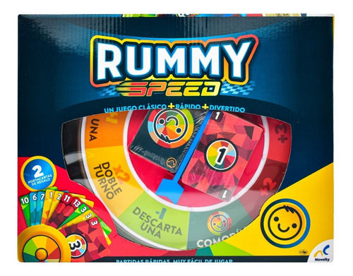 Rummy Speed Juego Clasico Rapido Divertido Novelty