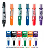 Comprar Pack Plumon\u002Fmarcador + Recarga Pizarra Pilot V Board Master