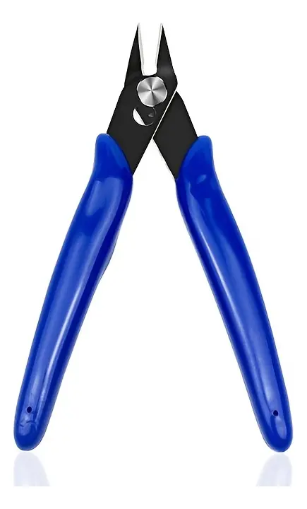 Alicate De Corte Para Eletrônica 170mm Azul
