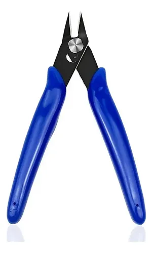Alicate De Corte Para Eletrônica 170mm Azul