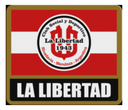 Parche Termoadhesivo Flag La Libertad Rivadavia Mendoza
