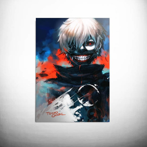 Imagem 1 de 1 de Poster Fotográfico Adesivo Anime Tokyo Ghoul Ken Kaneki 2