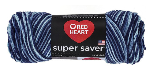Red Heart Super Saver Yarn, Shaded Dusk Print