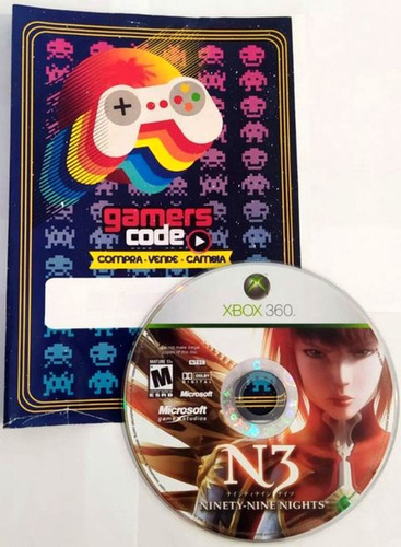 Ninety Nine Nights Xbox 360 S/c Gamers Code*