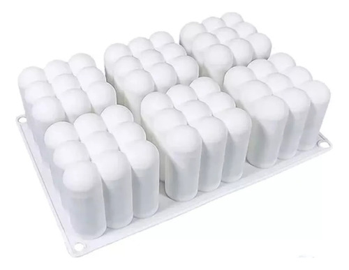 Molde De Silicona Cubo Burbuja Para Velas Reposteria Resina