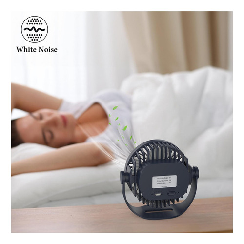 Ventilador De Escritorio Pequeño Usb Efluky, 3 Velocidades Y