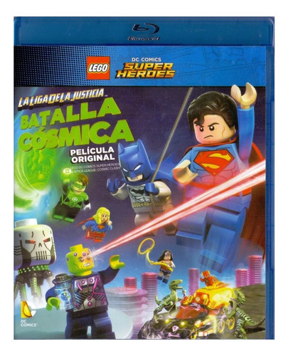 Lego La Liga De La Justicia Batalla Cosmica Pelicula Blu-ray