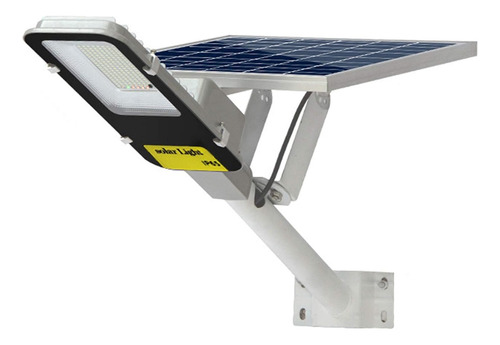 Foco Solar 400 W Exterior Jardín Luz Cálida Led 