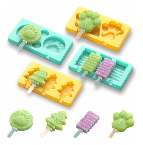 Moldes Para Paletas De Silicona,pequeños Moldes Para Paletas