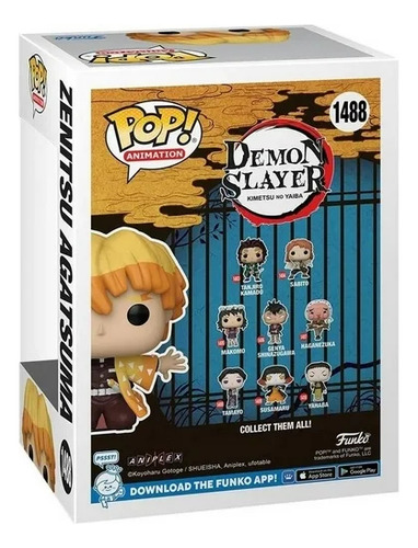 Funko Pop Animation: Demon Slayer - Zenitsu Con Caja