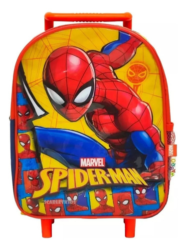 Mochila Spiderman Carro Jardin 12 PuLG 32cm Marvel