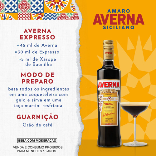 Licor Amaro Averna 700ml