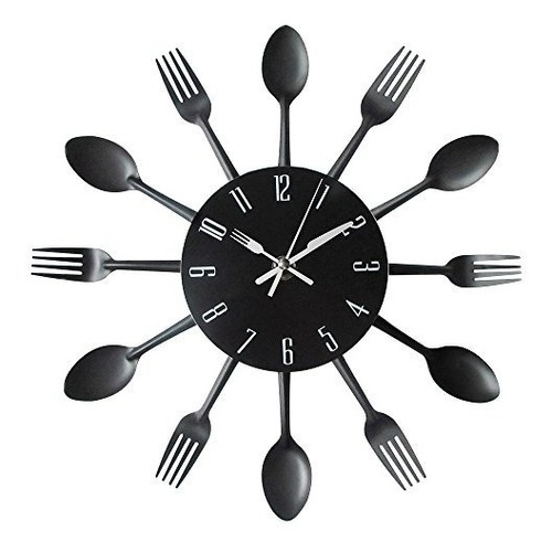 Reloj De Pared De La Cocina, Timelike 3d Extraíble Cocina Cr