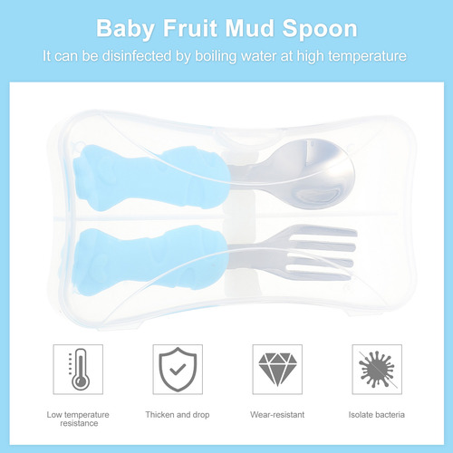 Cuchara De Entrenamiento Para Niños Pequeños Con Mango Corto