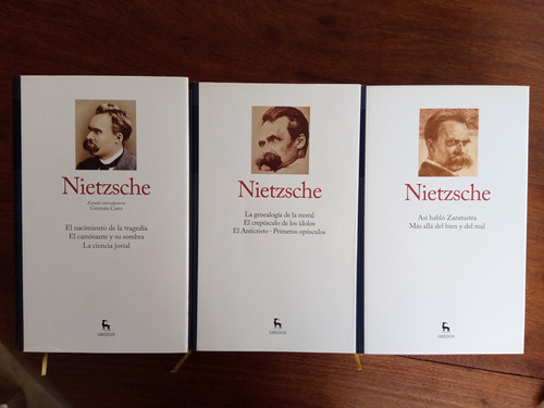 Nietzsche Varias Obras 3 Tomos - Gredos 