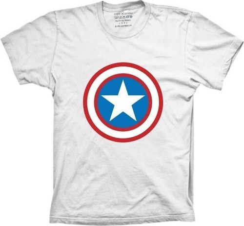 Camiseta Plus Size Super Herói - Capitão América