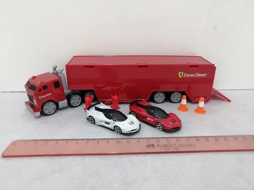 Trailer Taller Ferrari Fxx K Evo , Escala 1/64, Maisto.