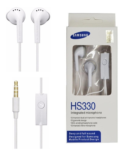 Auriculares in-ear gamer Samsung GH59-11129H white