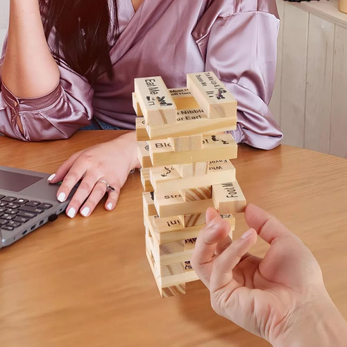 Np Juego Super Block Tower, 48 Unidades, Valentine Tumbling