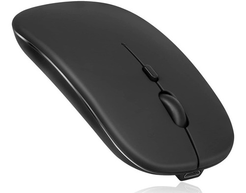 Mouse Ratón Inalambrico Bluetooth 2.4g Silencioso Negro