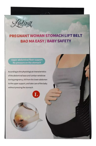 Faja Cinturón Maternidad Prenatal Banda Abdomen Espalda L