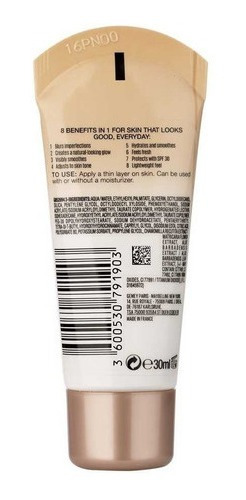 Imagen 2 de 3 de Maybelline Bb Cream Dream Satin Bb Light Medium 30ml